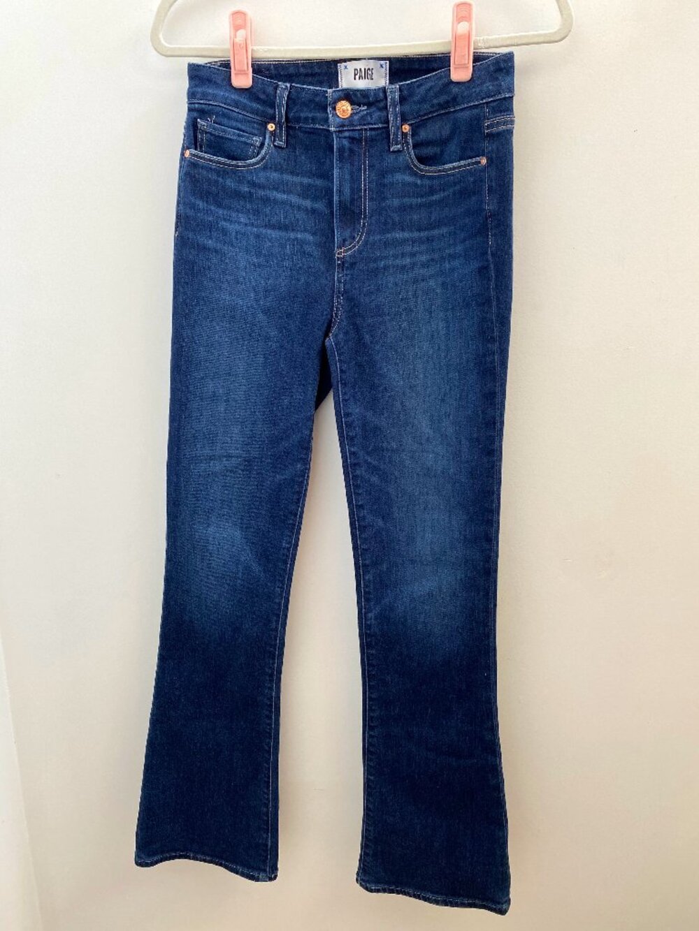 Paige Dark Wash High Rise Laurel Canyon Jeans Size 26